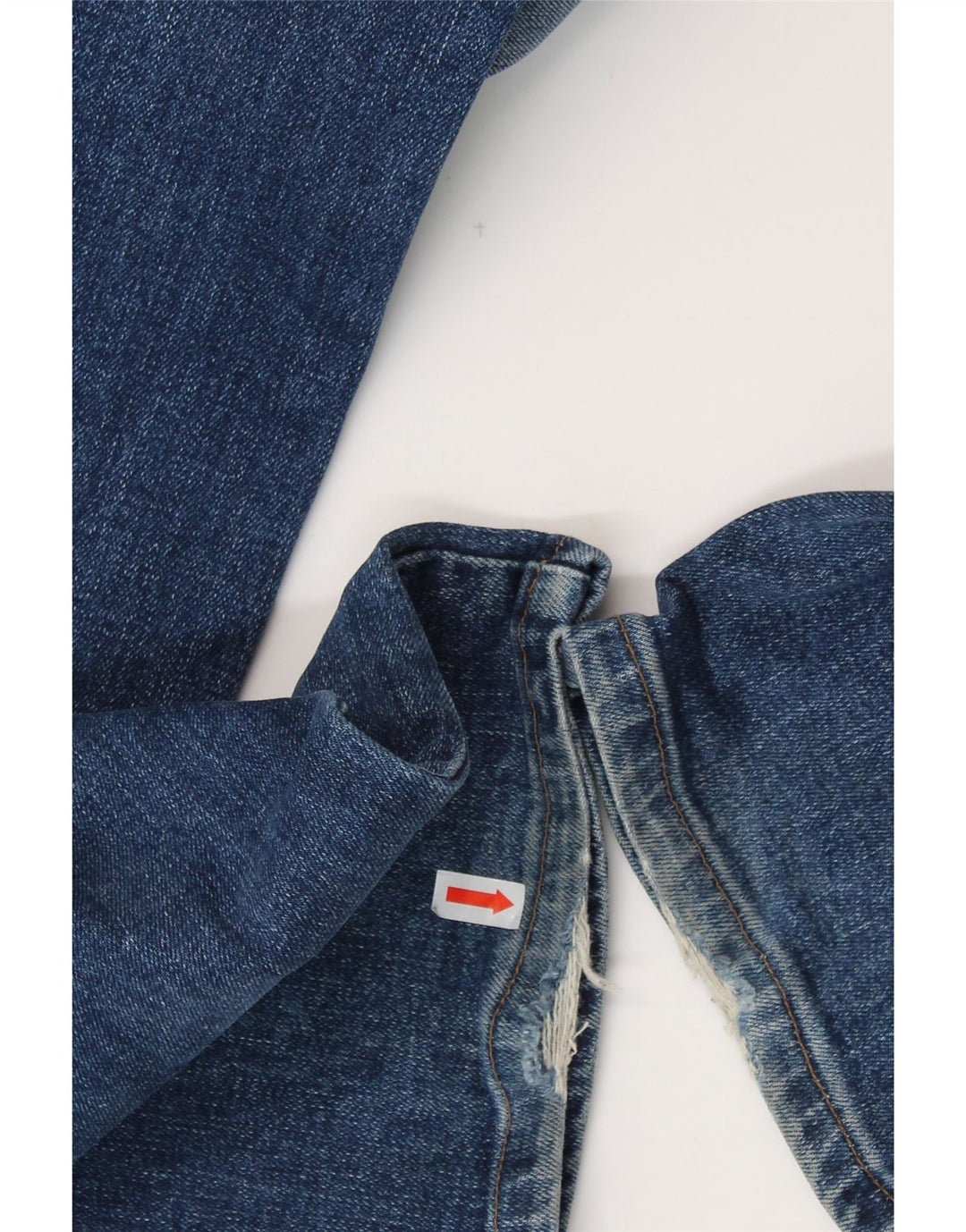 Jeans dritti da uomo WRANGLER W32 L33 cotone blu