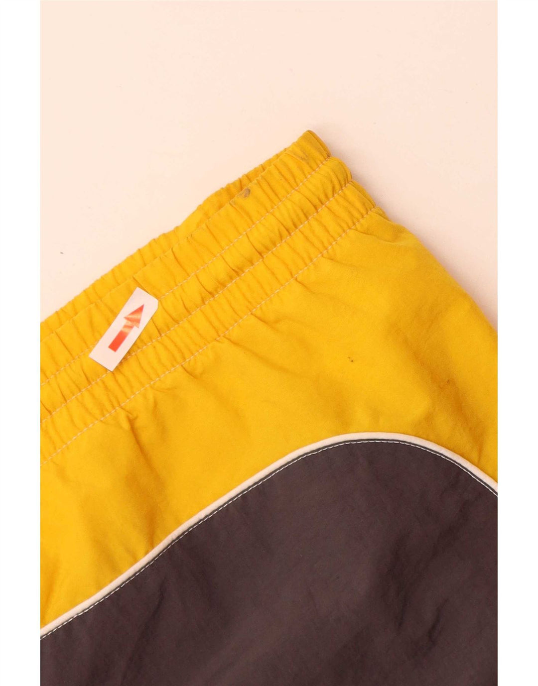 Pantaloncini da bagno Fila da uomo XL in poliammide color block giallo