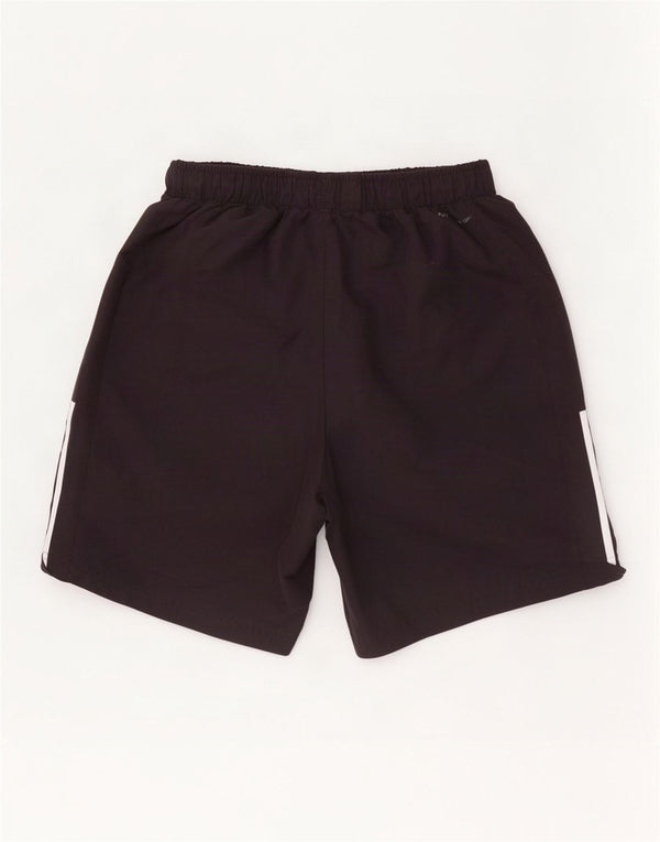 Pantaloncini sportivi da uomo Adidas medi neri in poliestere