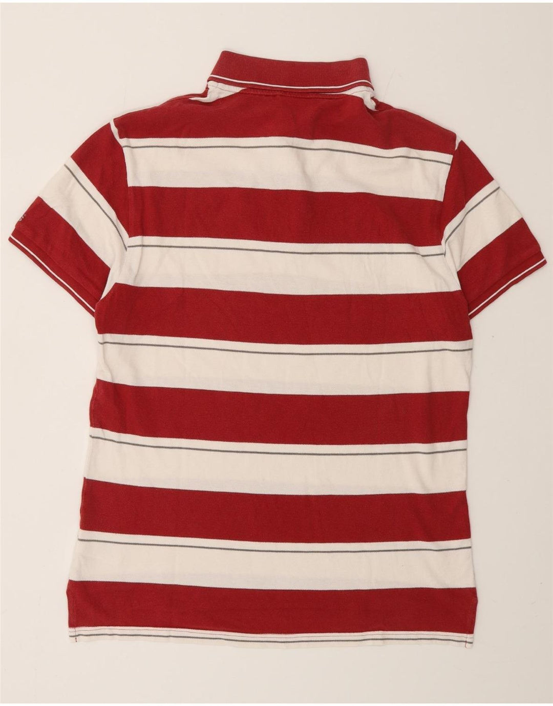 Polo da rugby da uomo a maniche corte ADIDAS Miami Heat, a righe rosse medie