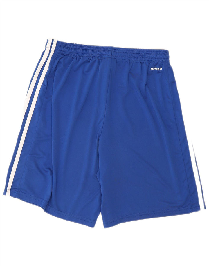 Pantaloncini sportivi grafici da uomo Adidas grandi sportivi in poliestere blu