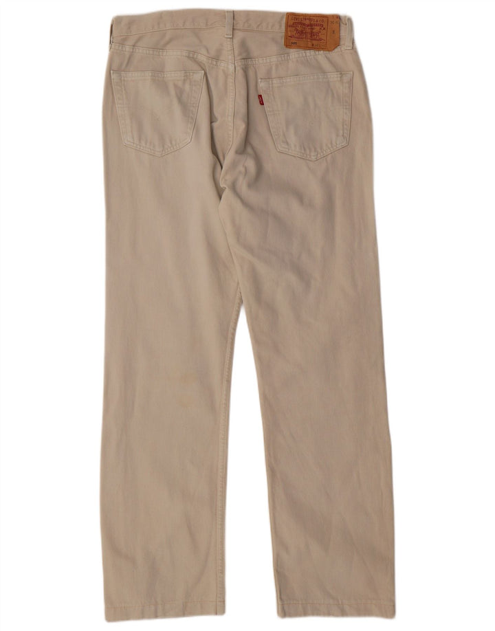 LEVI'S Jeans dritti da uomo 501 W36 L31 Cotone beige