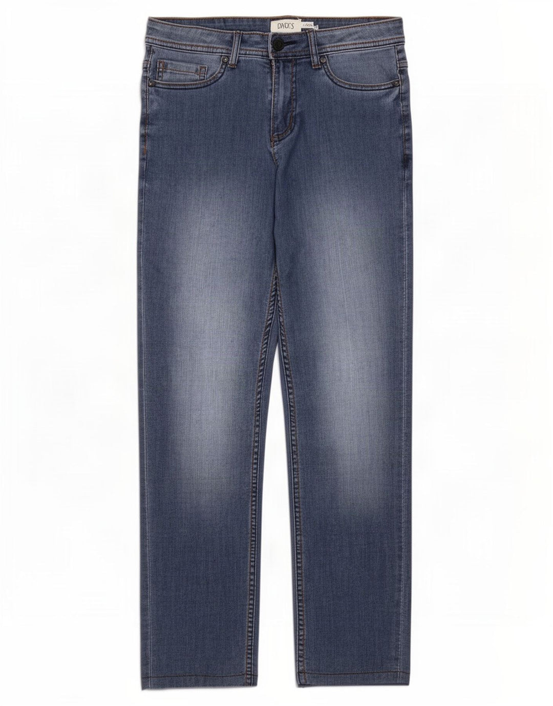 Jeans dritti da uomo di Dack IT 46 Small W30 L28 Cotone blu