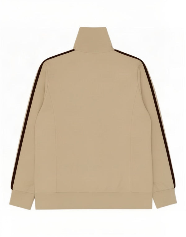 Giacca da ginnastica da donna Adidas UK 14 cotone beige medio