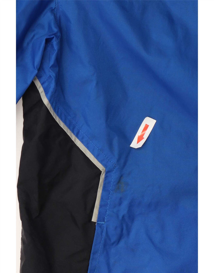 Giacca antipioggia da uomo Puma UK 38 Nylon color block blu medio