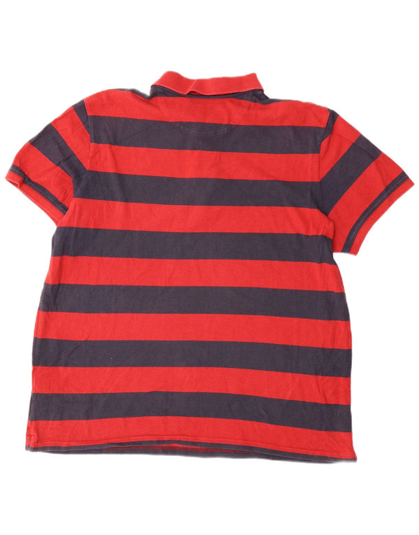 Polo da uomo Timberland 2XL cotone a righe rosse