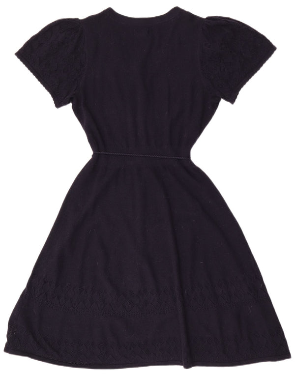 Abito a trapezio da donna Fat Face UK 10 Piccolo cotone blu navy