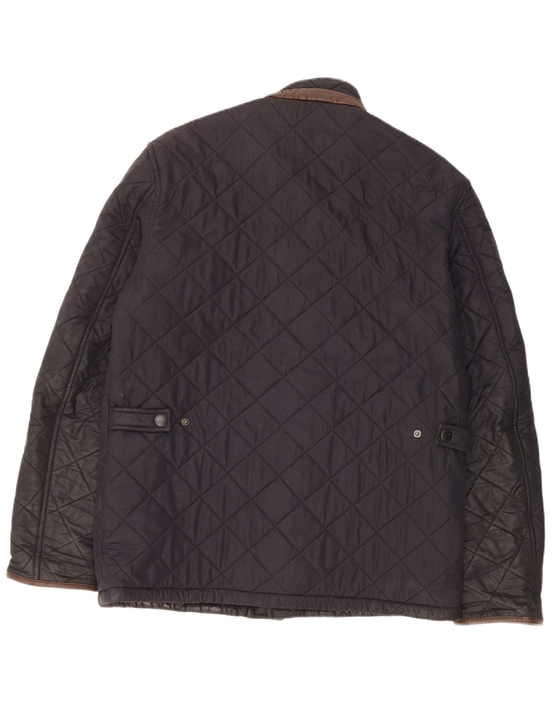 Giacca trapuntata da uomo Barbour UK 36 Small poliestere blu navy