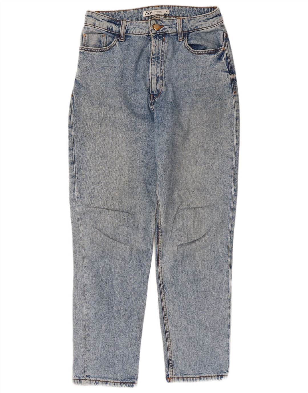 Jeans affusolati da donna Zara EU 38 piccoli W28 L27 blu