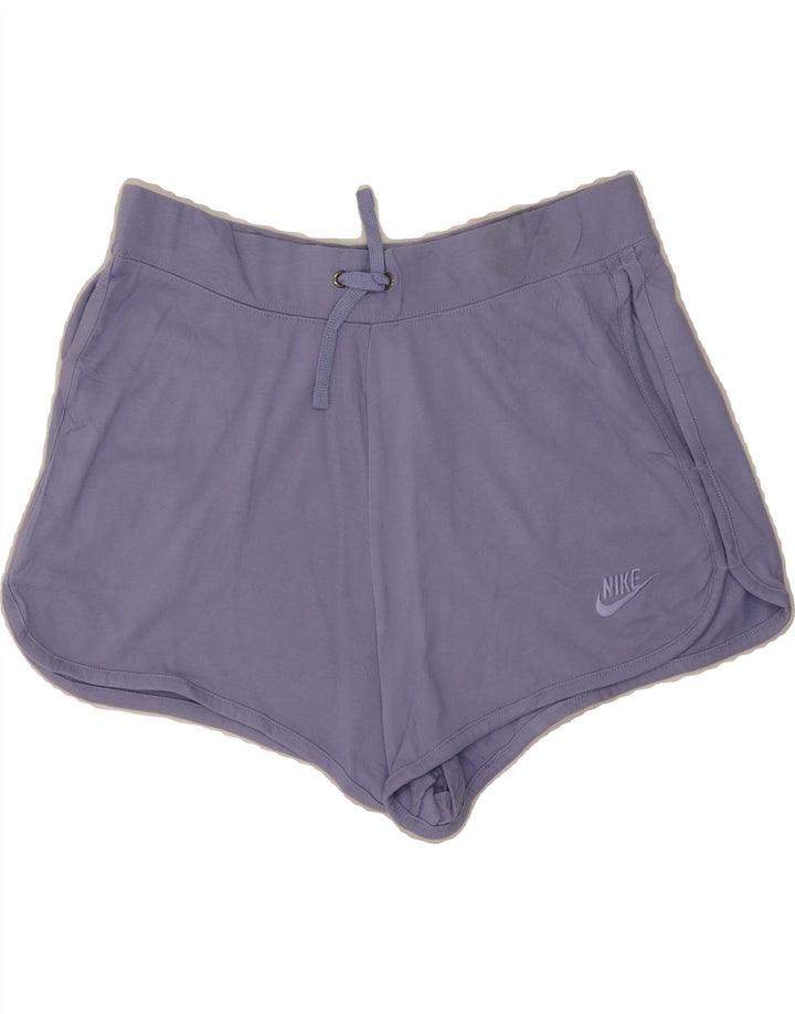 NIKE Womens Sport Shorts UK 14 Large  Purple Polyester Vintage Nike and Second-Hand Nike from Messina Hembry 
