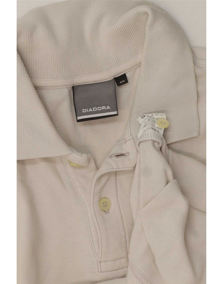 Polo Uomo Diadora Cotone Medio Bianco