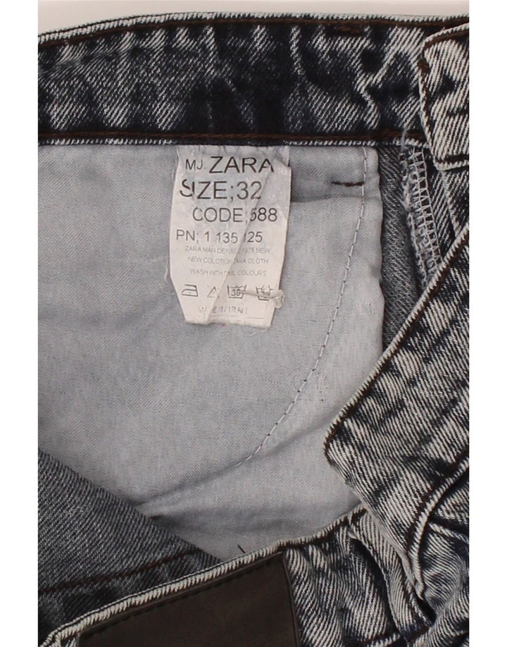 ZARA Mens Skinny Jeans W32 L28 Blue Cotton Vintage Zara and Second-Hand Zara from Messina Hembry 