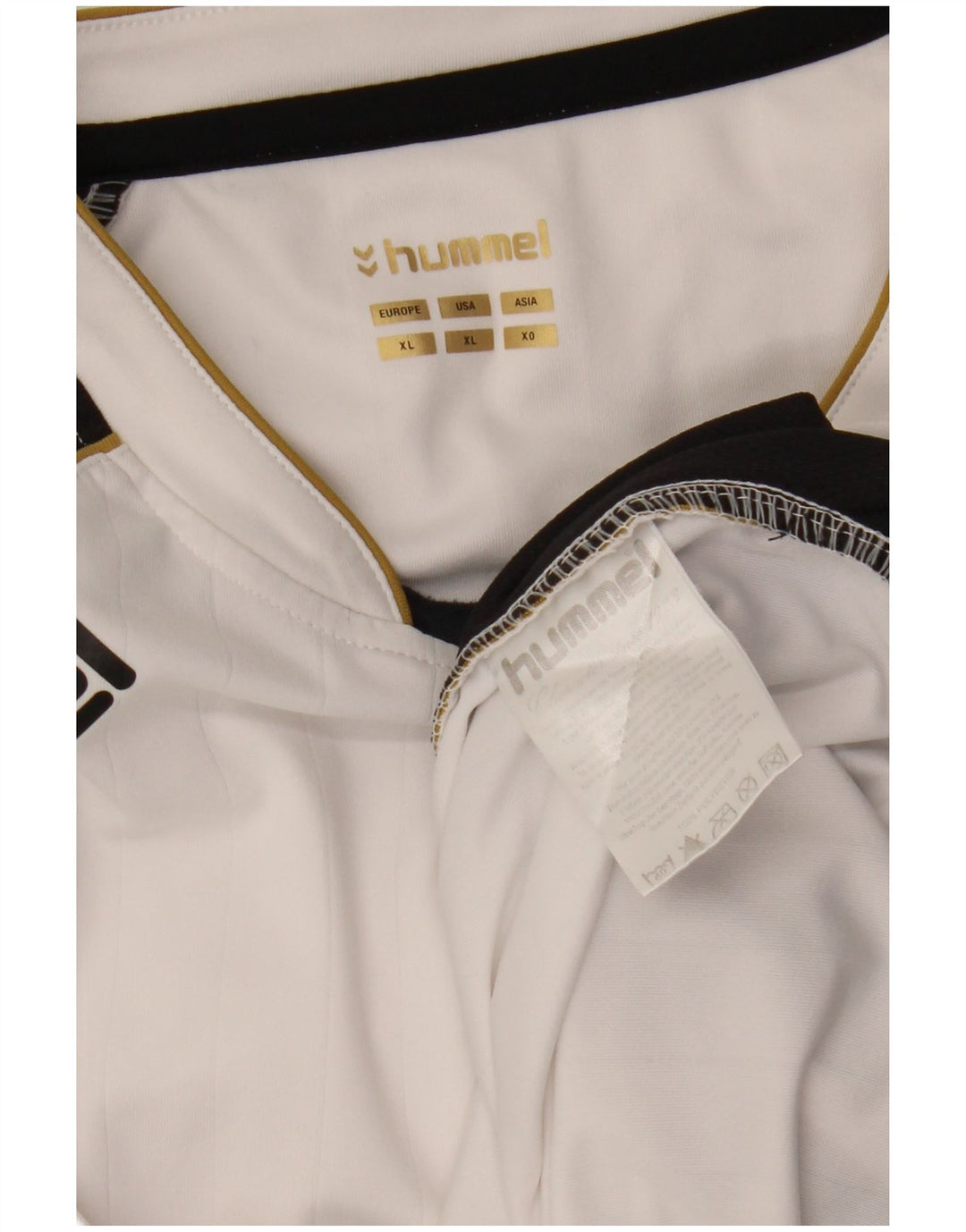 Top HUMMEL da uomo a maniche lunghe XL bianco color block