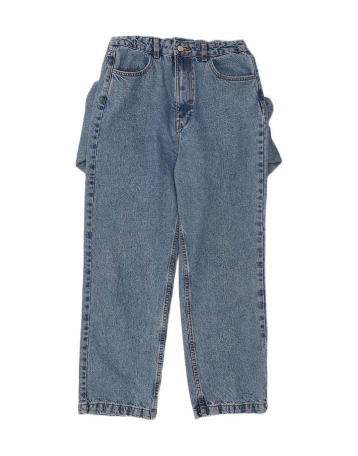 Tuta in denim da donna Zara UK 10 piccola in cotone blu