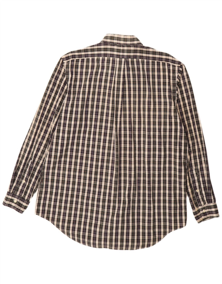 POLO RALPH LAUREN Camicia Andover da uomo taglia 16 1/2 grande quadretto multicolore