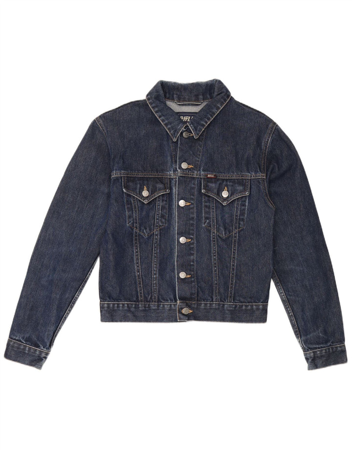 Giacca corta in denim da donna Rifle UK 6 XS blu cotone