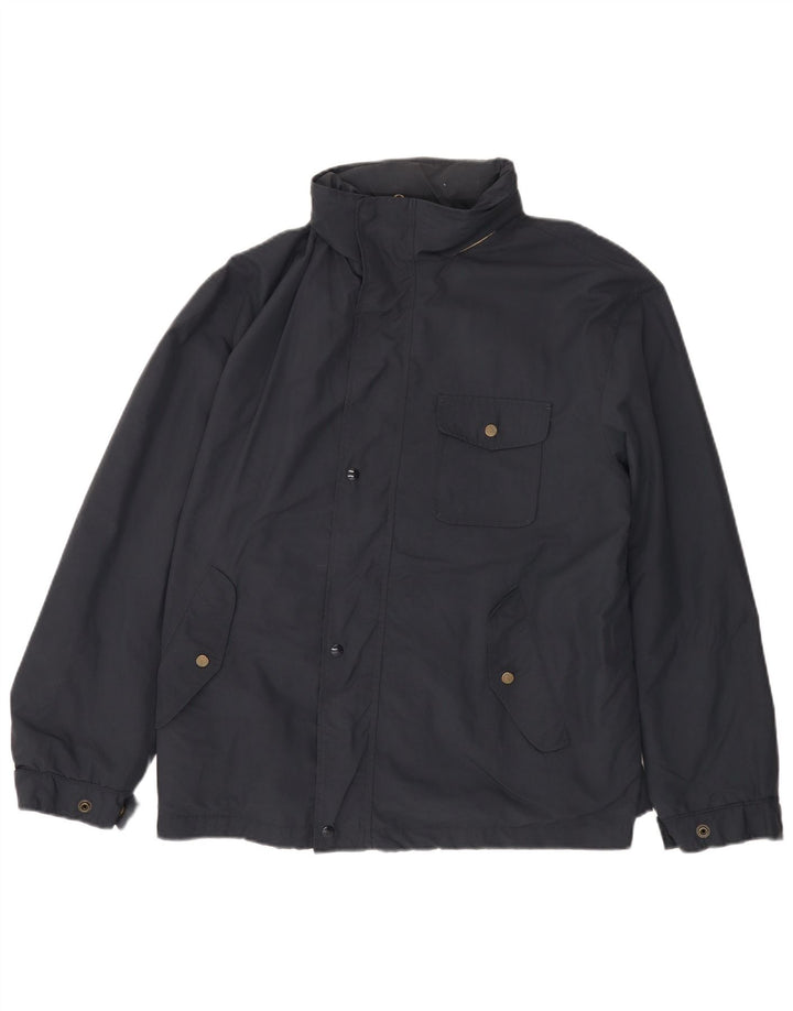 HENRY COTTONS Giacca da uomo con cappuccio IT 48 Medio Blu Navy