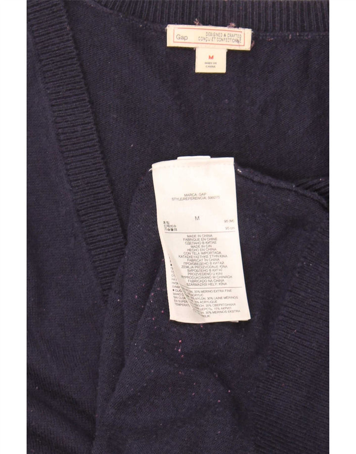 Maglione cardigan da donna Gap UK 12 nylon blu navy medio