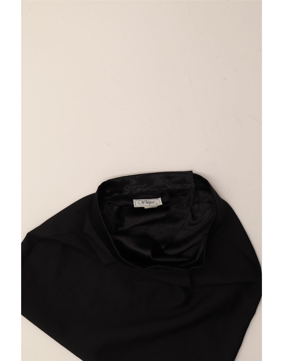 VINTAGE Womens Pencil Skirt UK 12 Medium  Black Polyester Vintage Vintage and Second-Hand Vintage from Messina Hembry 