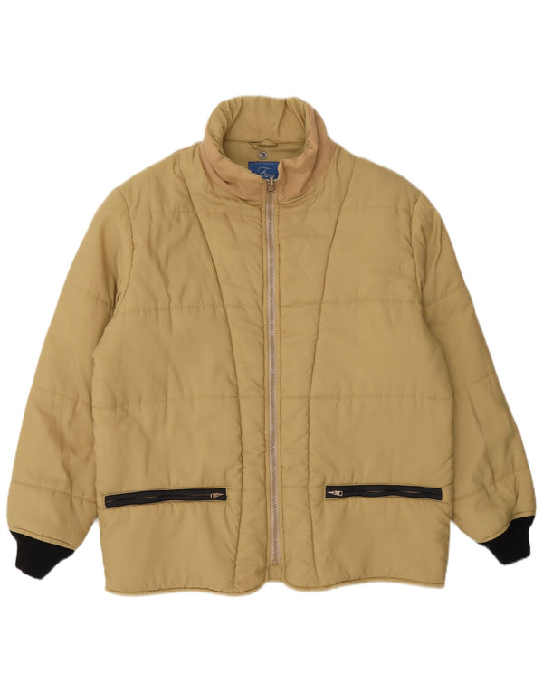 Giacca imbottita da donna Fay UK 20 2XL Beige Colourblock