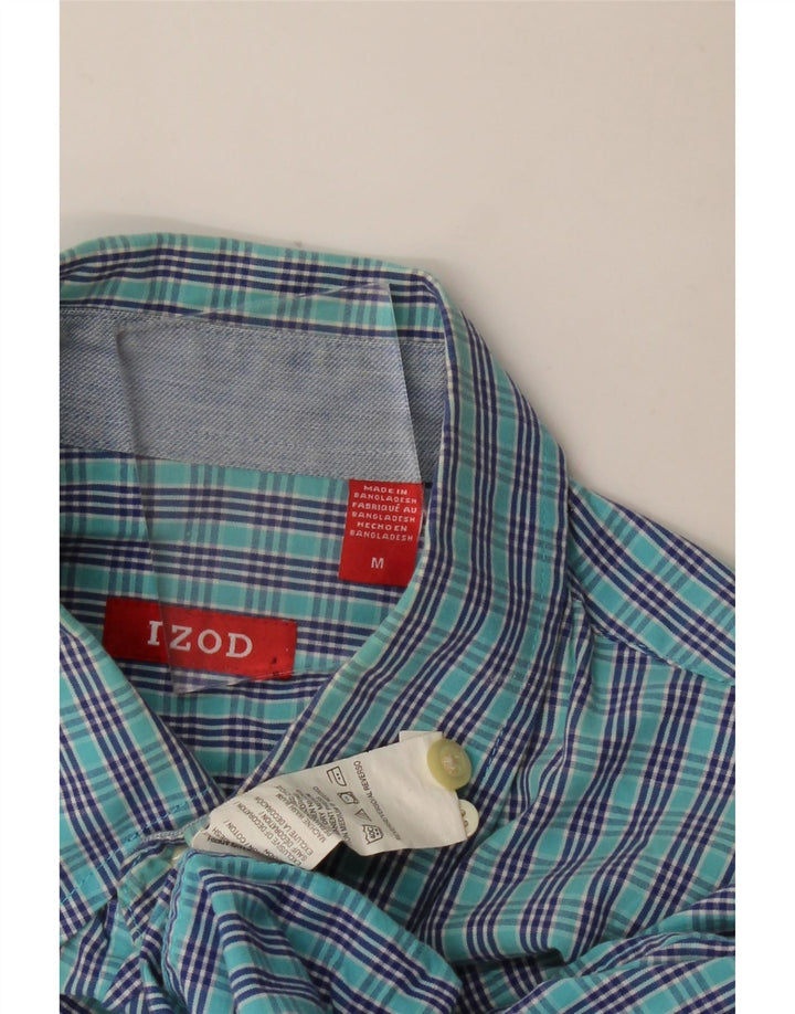 Camicia da uomo IZOD a quadri blu medio