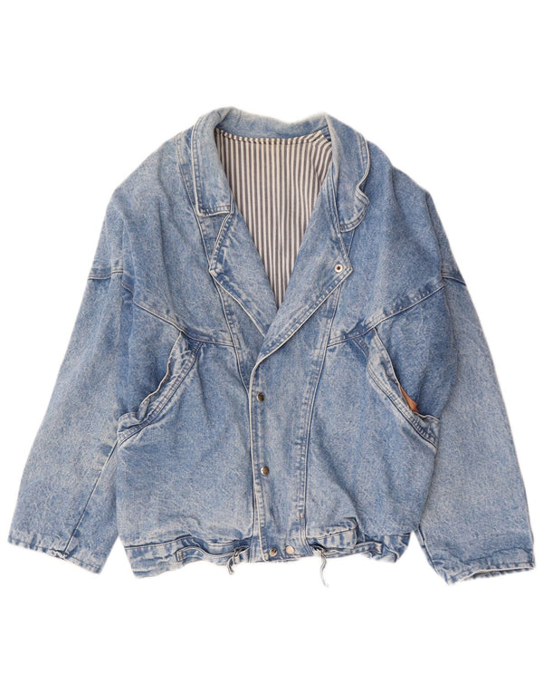 Giacca di jeans vintage da uomo UK 42 XL Blu