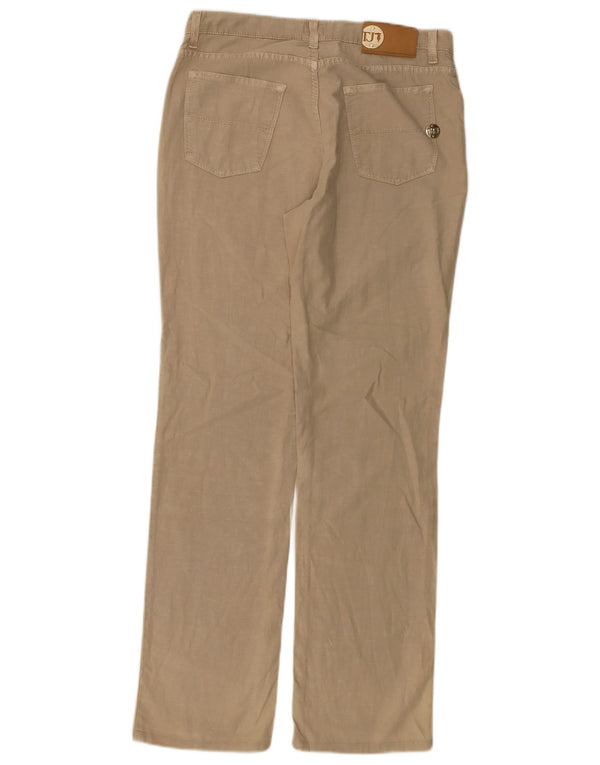Pantaloni Casual Uomo Trussardi W30 L31 Cotone Beige