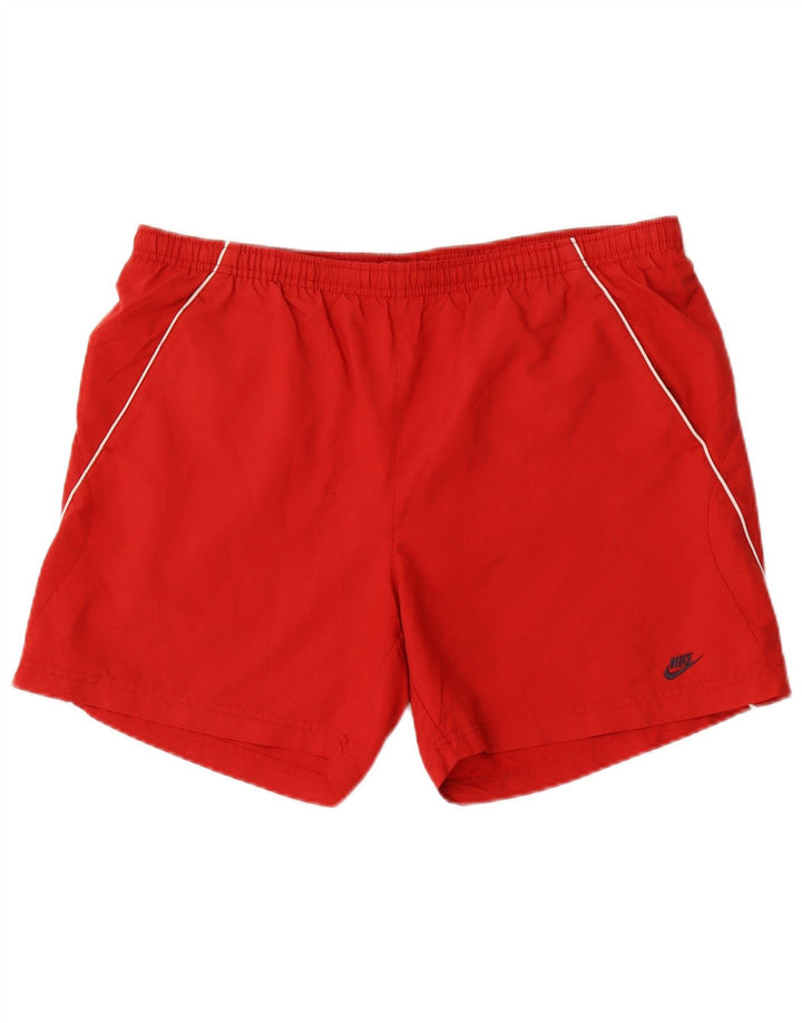 Pantaloncini sportivi Nike da uomo grandi in poliestere rosso