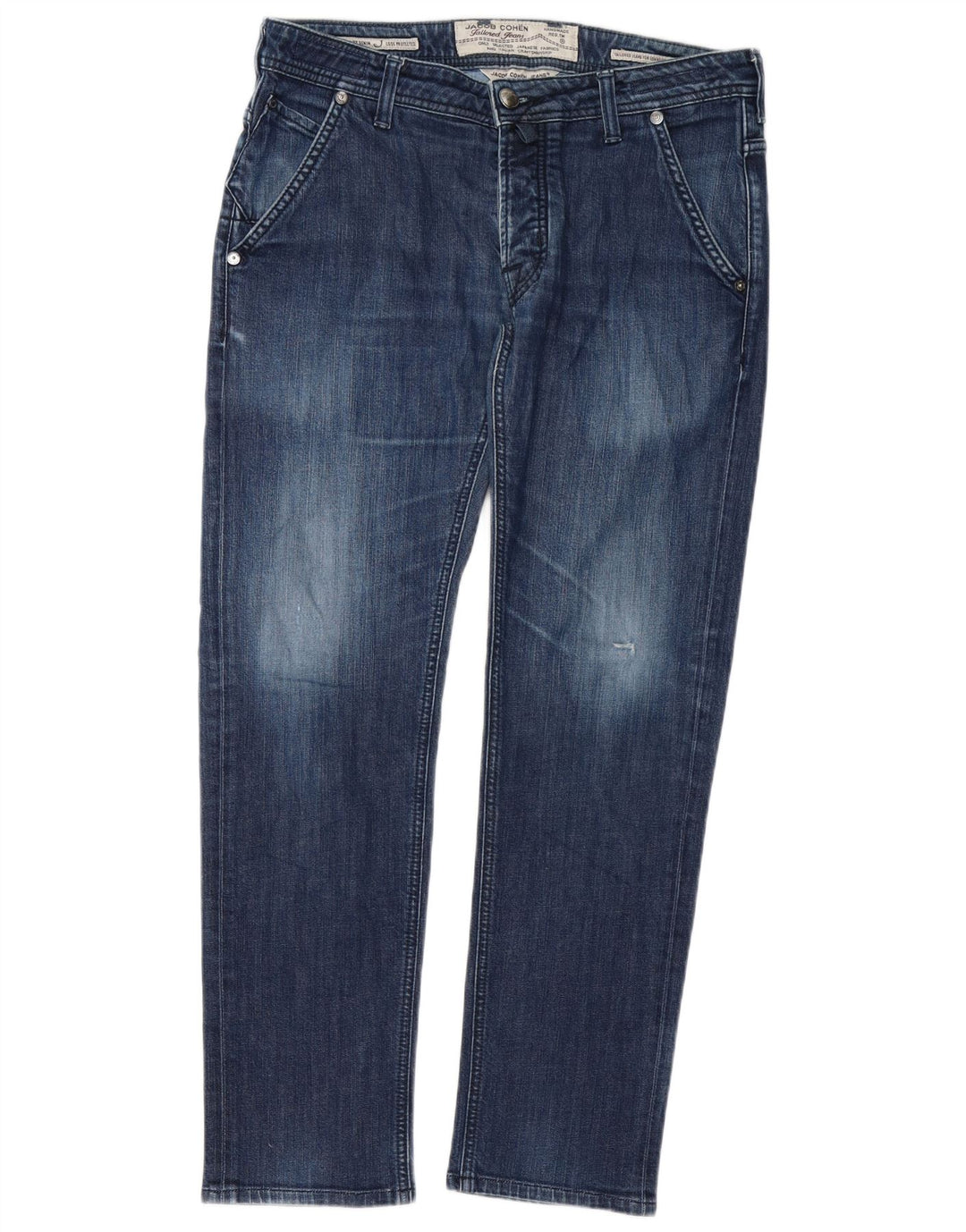 Jeans dritti da uomo Jacob Cohen W34 L30 cotone blu