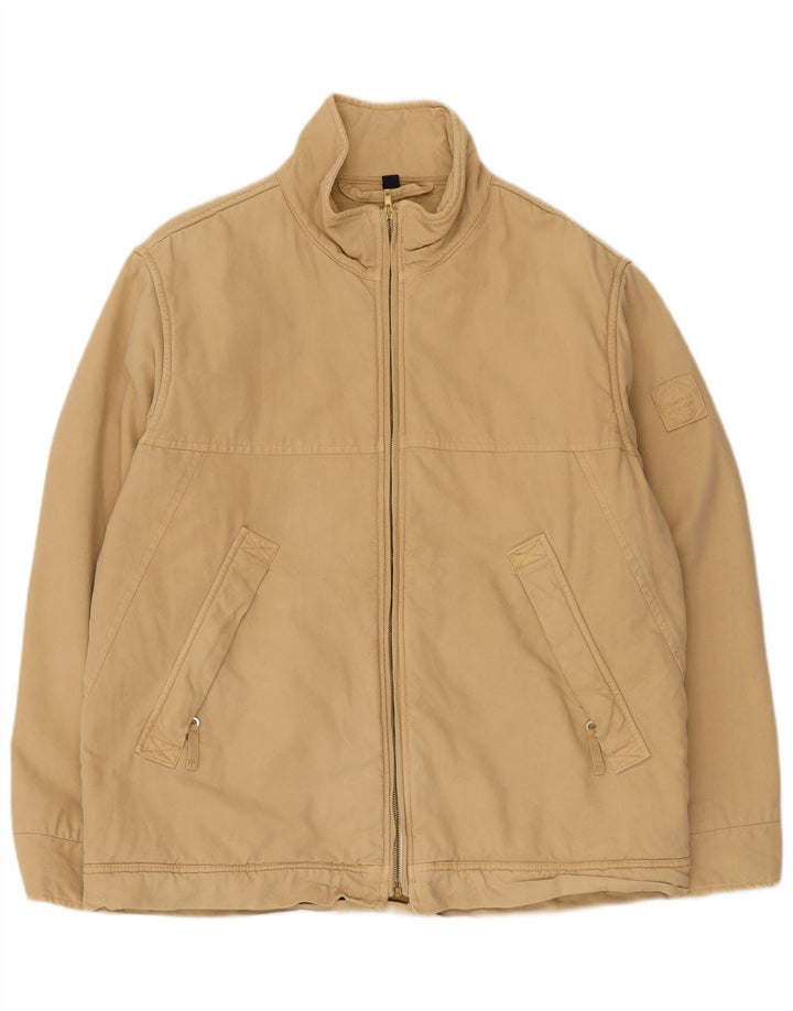 Giubbotto bomber da uomo vestibilità regolare Murphy & Nye UK 40 grande cotone beige