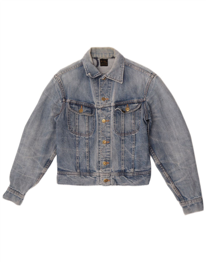 Giacca in denim corta da donna Lee UK 12 Blu medio