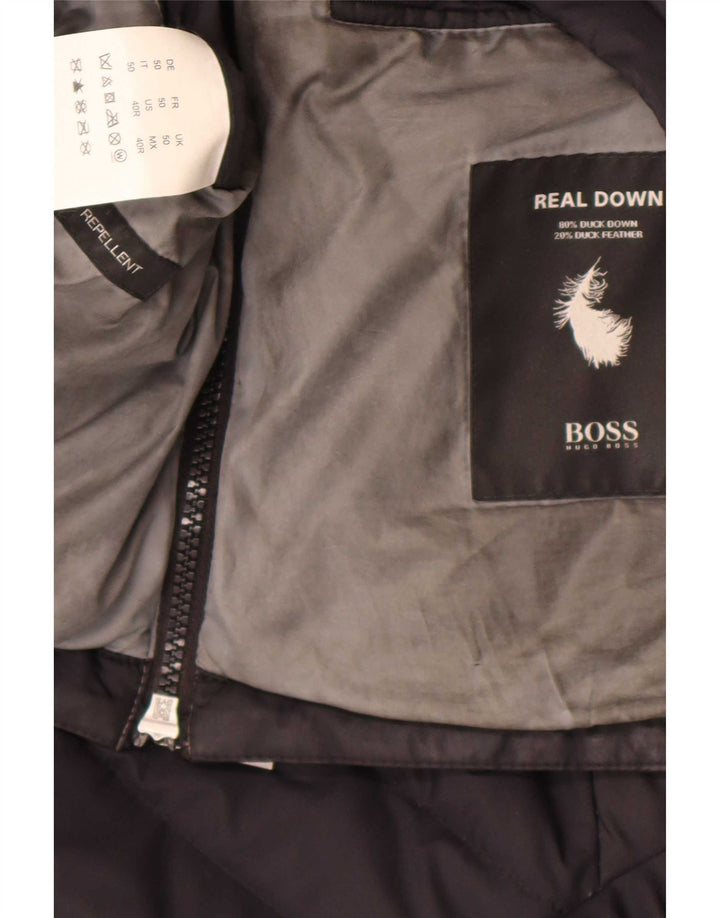 Giacca imbottita da uomo Hugo Boss EU 50 Large nera in poliammide