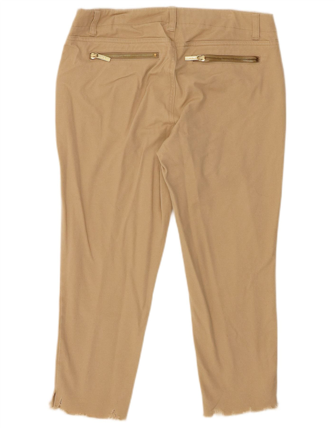MICHAEL KORS Pantaloni Capri da donna US 4 Small W30 L21 Beige