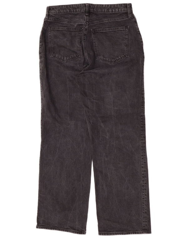 Jeans da donna a vita alta Abercrombie & Fitch US 10 Large W30 L30 Grigio