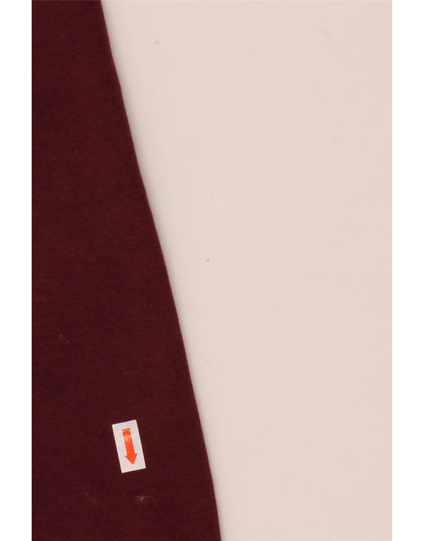 Felpa con cappuccio grafica da uomo Adidas grande in cotone bordeaux