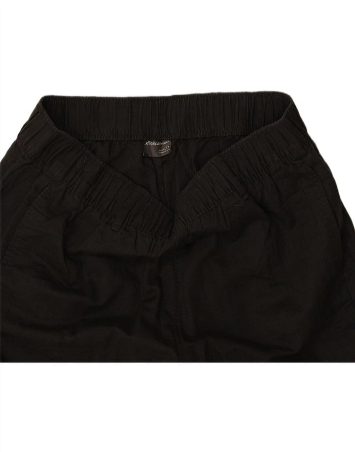 EDDIE BAUER Womens Chino Shorts US 12 Large W30 Grey Cotton Vintage Eddie Bauer and Second-Hand Eddie Bauer from Messina Hembry 