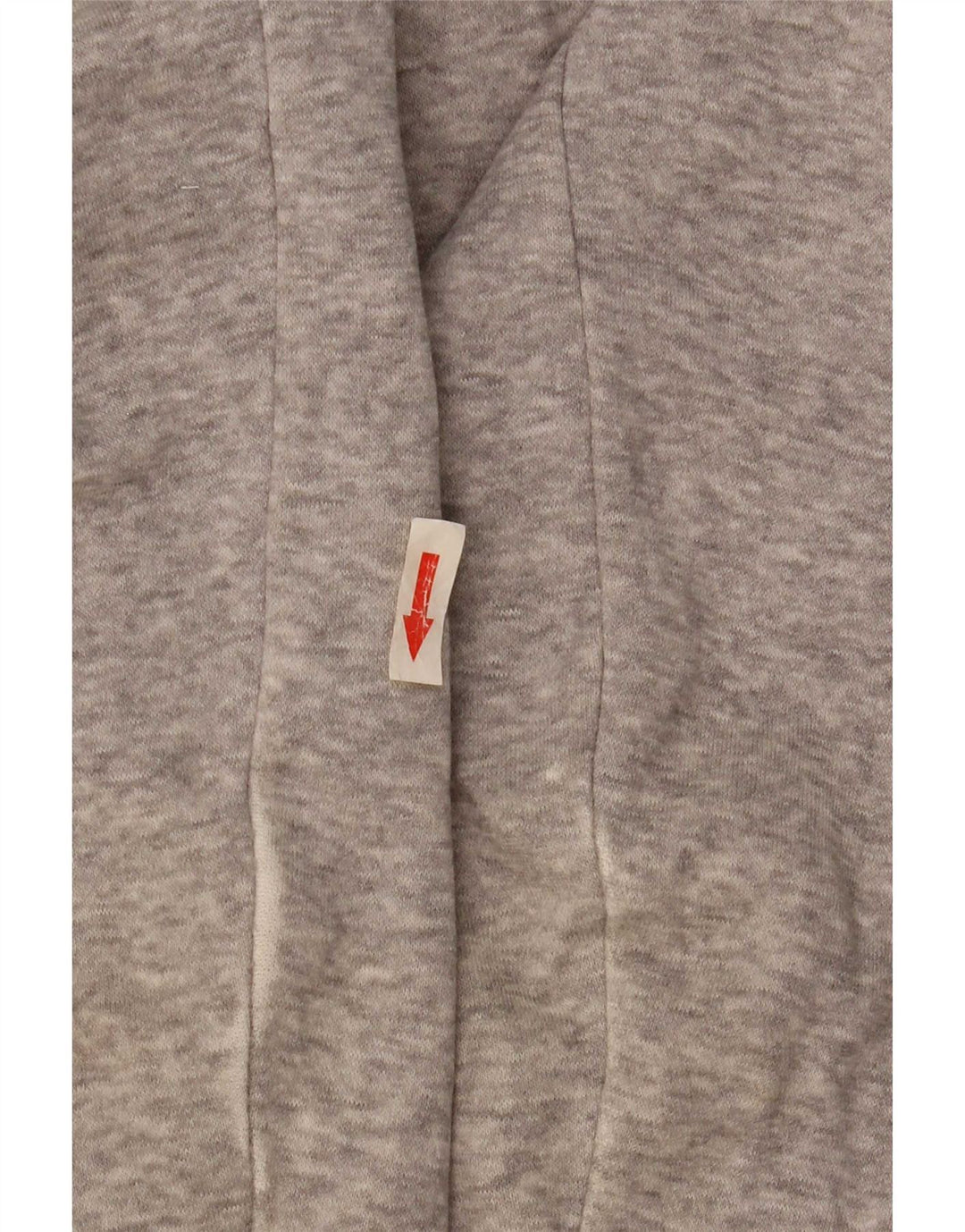 Maglione con cappuccio e zip Adidas da uomo grigio medio chiazzato