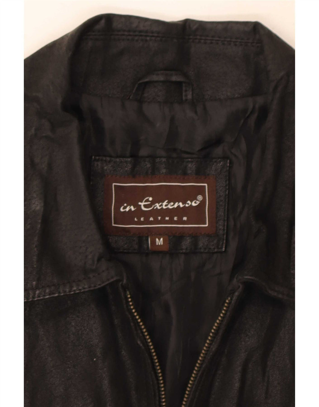 Giacca in pelle da uomo In Extenso UK 38 media nera