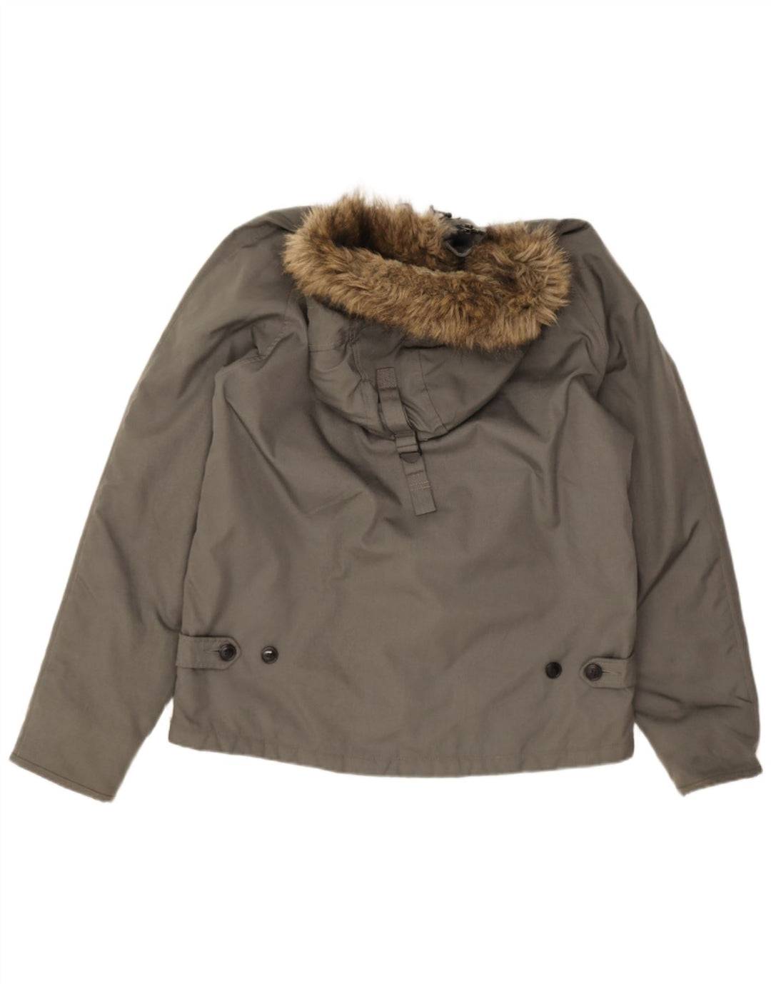Giacca a vento con cappuccio da uomo Woolrich UK 40 Large Grigia