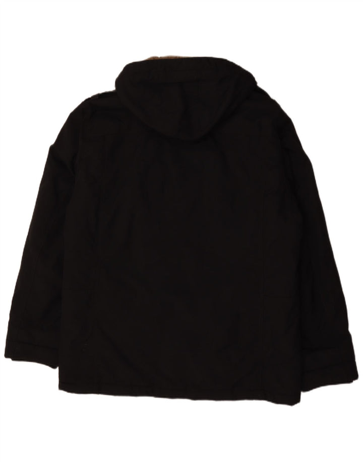Giacca imbottita con cappuccio da uomo S.Oliver UK 42 XL Poliestere nero
