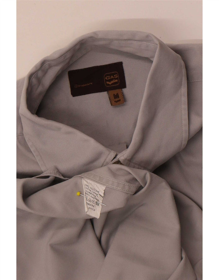 Camicia Uomo Gas Cotone Grigio Medio