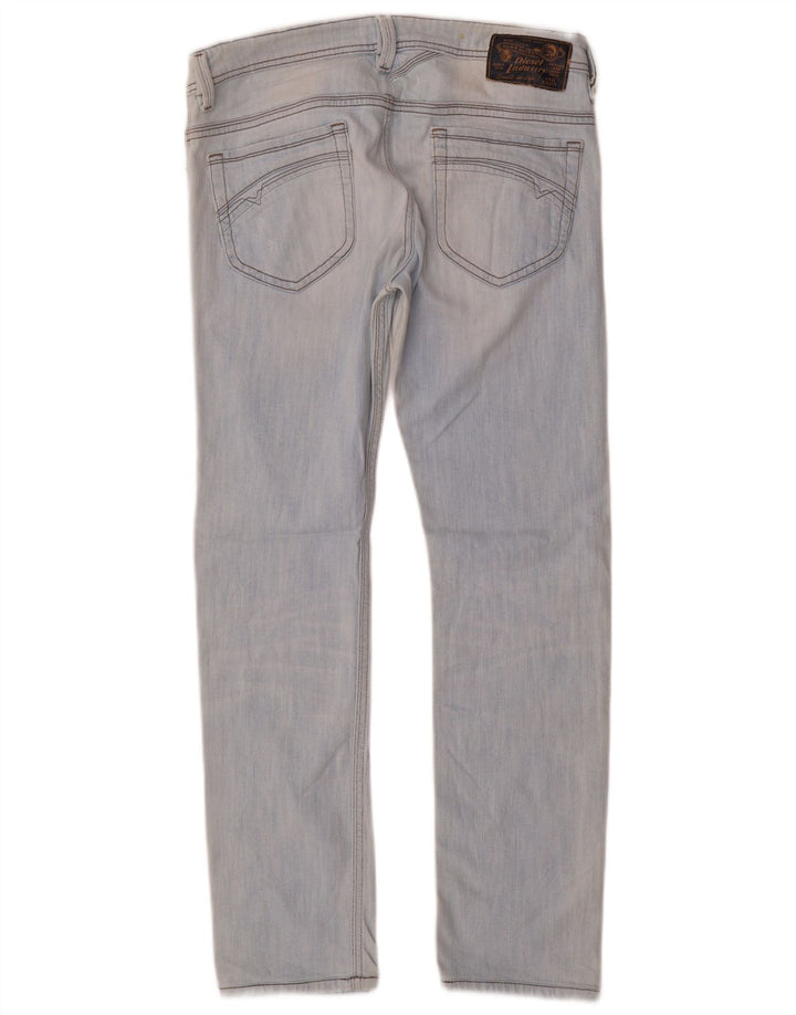Jeans dritti da uomo Diesel W32 L29 Blu