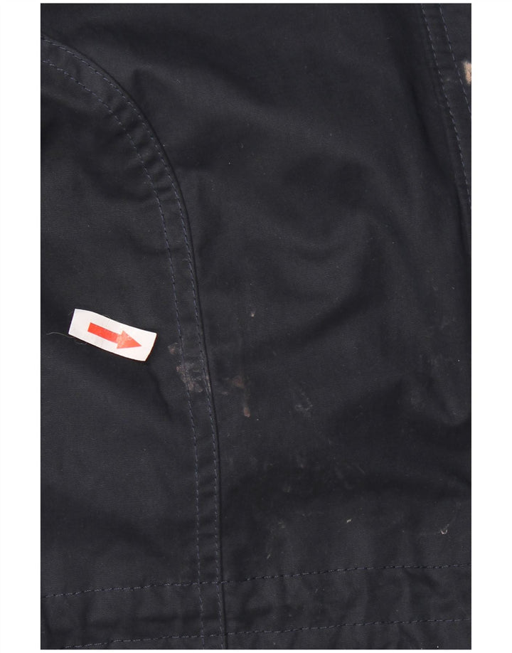 Giacca parka Sherpa da uomo con cappuccio Superdry UK 38 poliestere medio blu navy