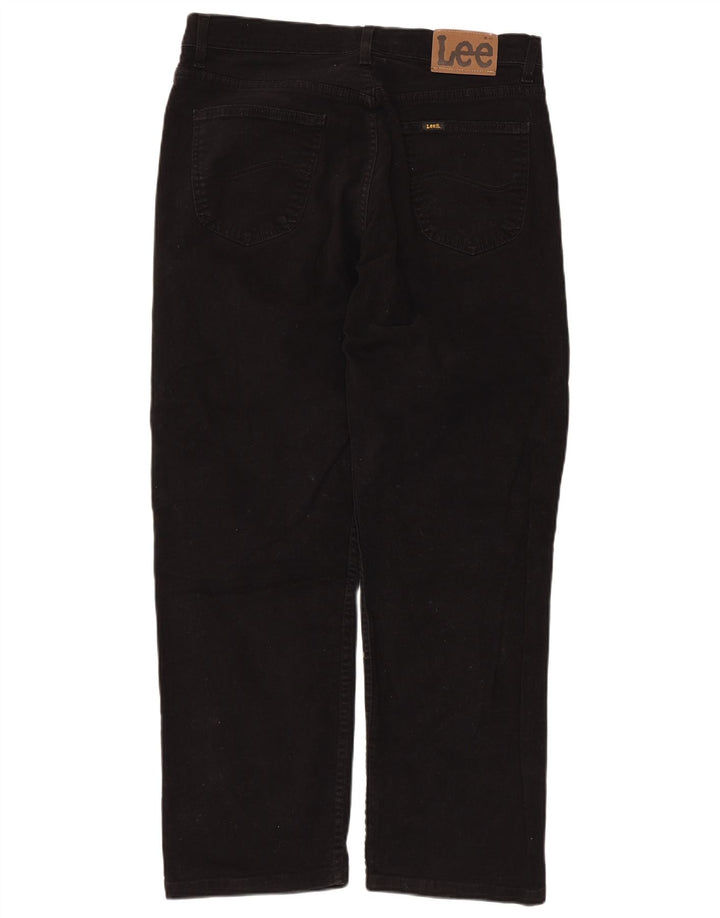 Jeans dritti Lee Brooklyn da uomo W36 L28 cotone nero