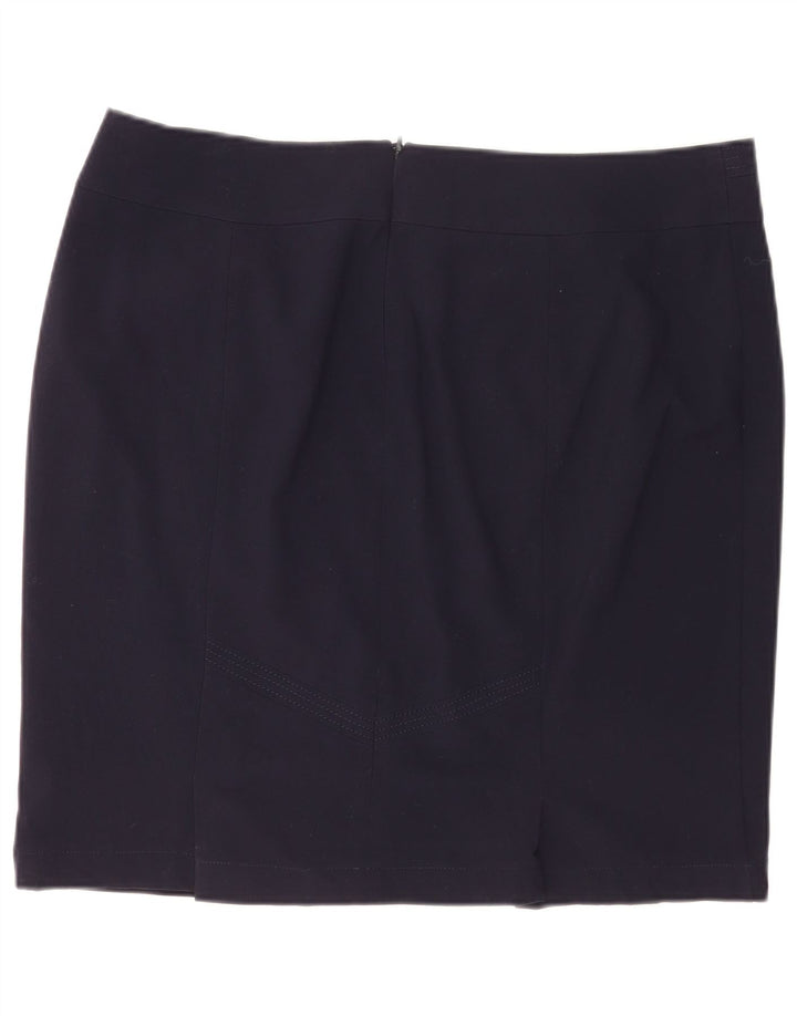 Minigonna da donna Marks & Spencer UK 20 2XL W40 Poliestere blu navy