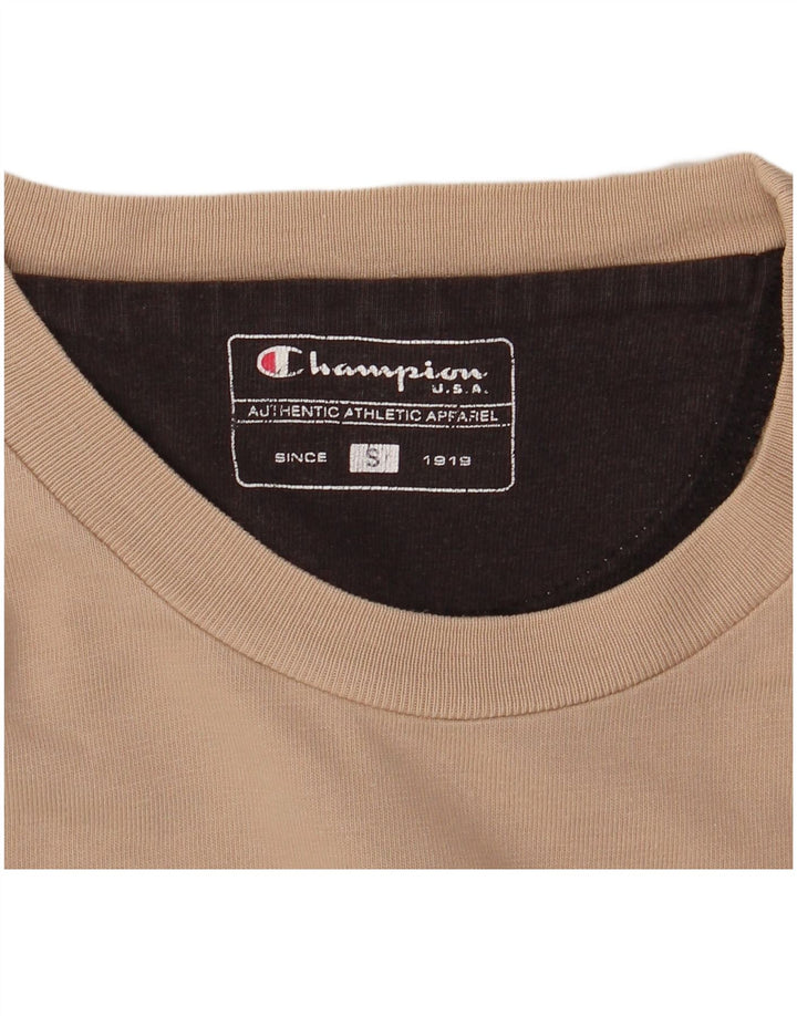 T-shirt grafica da uomo Champion Top piccola beige