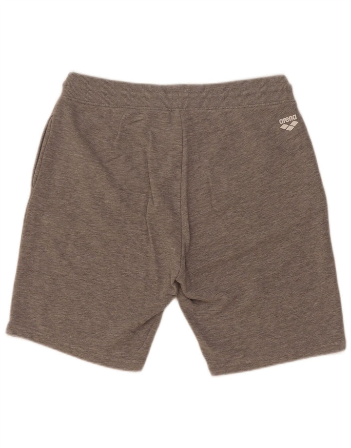 Pantaloncini casual da uomo Arena in cotone screziato grigio medio