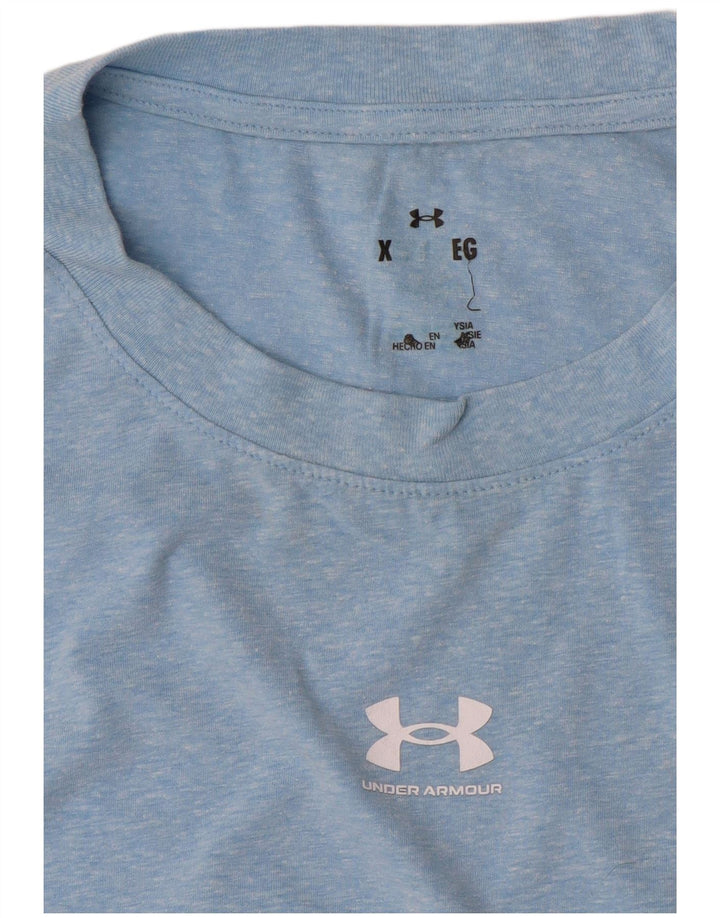 UNDER ARMOUR Womens Vest Top UK 18 XL Blue Flecked