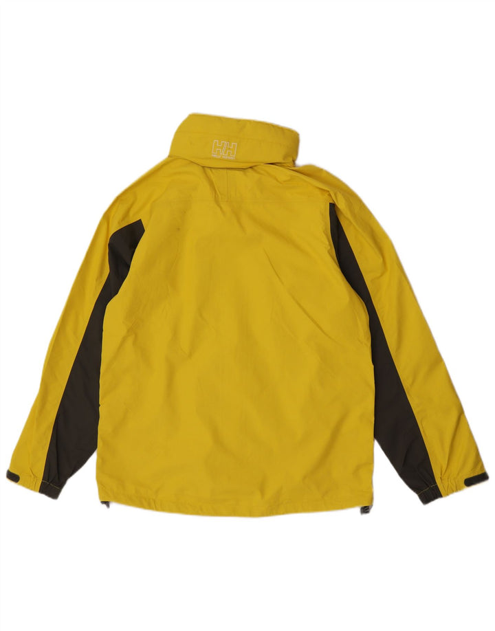 Giacca antipioggia con cappuccio da donna Helly Hansen UK 16 Large Yellow Colourblock