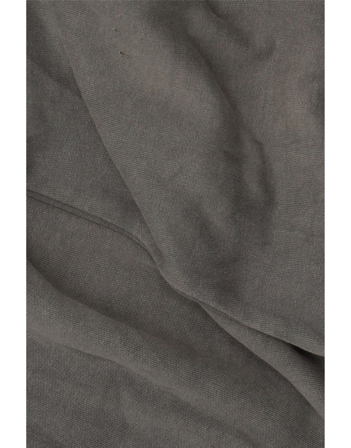 Felpa Chewan da uomo con collo alto, maglione XL grigio geometrico